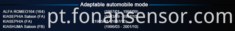 CKP Sensor de posição do virabrequim para KIA1 SEPHIA Saloon FA 1.5 i 1993-1997 0K2B3-18-891